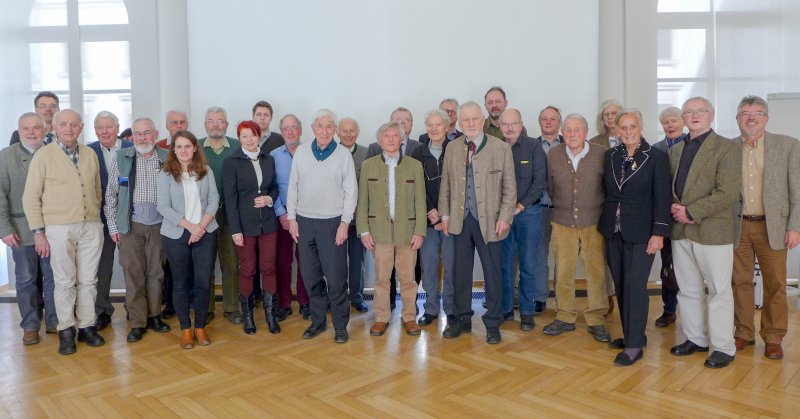 Die Teilnehmerinnen und Teilnehmer beim Wintertreffen 2019 des AK Forstgeschichte. Foto: K. Müller-Würzburger, AELF Ingolstadt