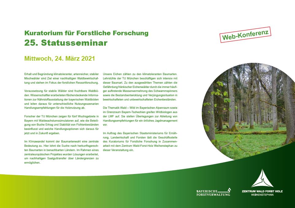 screenshot Einladung 25. Statusseminar