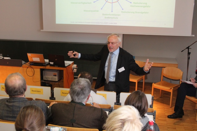 Keynote-Redner Professor Alois Heißenhuber. Foto: C. Josten, ZWFH