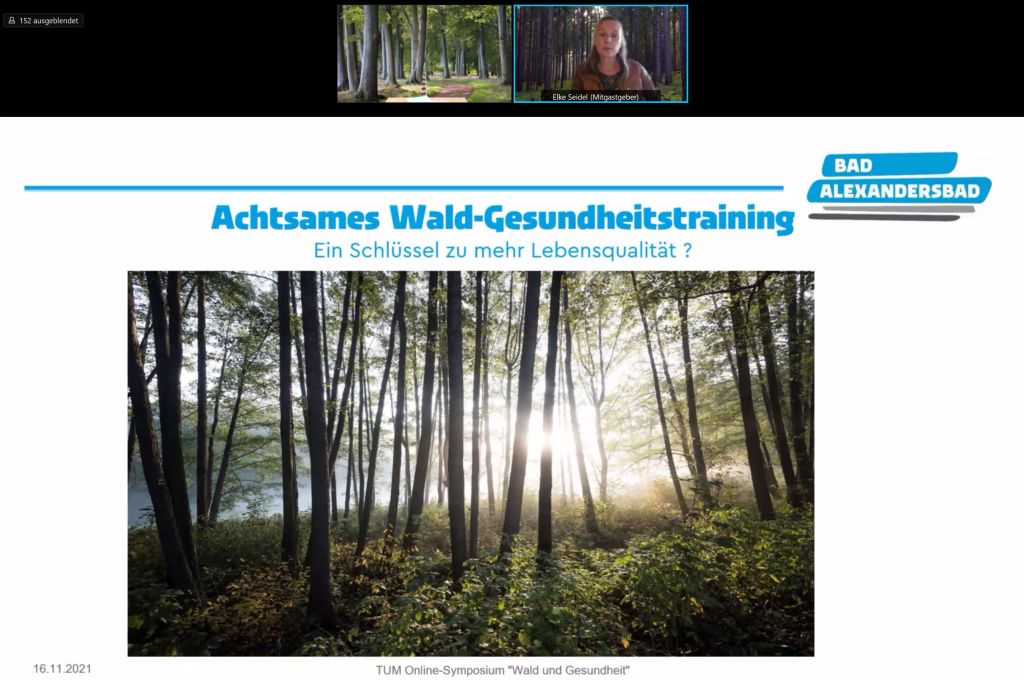 Präsentation von Elke Seidel Waldgesundheitstraining Elke Seidel Waldgesundheitstraining